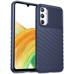 imoshion Thunder Backcover Samsung Galaxy A34 (5G) - Donkerblauw