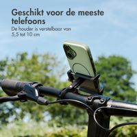 imoshion Aluminium Telefoonhouder Fiets - Lichtgewicht - Universeel - Zwart
