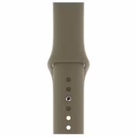 Apple Sport Band Apple Watch Series 1 t/m 9 / SE (38/40/41 mm) | Series 10 / 11 (42 mm) - Khaki
