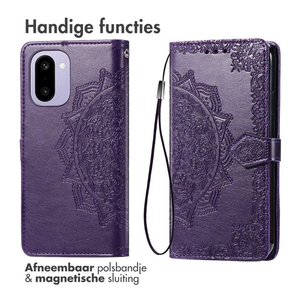 imoshion Mandala Bookcase OnePlus 15R - Paars