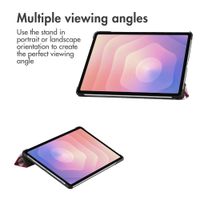 imoshion Design Trifold Bookcase Samsung Galaxy Tab S11 - Bloom Love Blush
