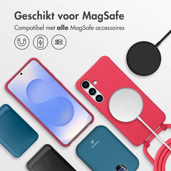 imoshion Color Backcover met afneembaar koord MagSafe Samsung Galaxy S24 / S25 - Red Raspberry