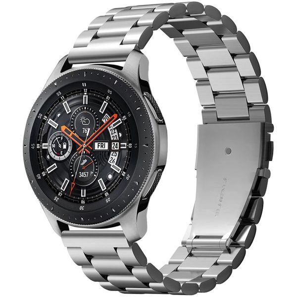 Spigen Modern Fit Steel Watch band Samsung Galaxy Watch 46 mm - Zilver