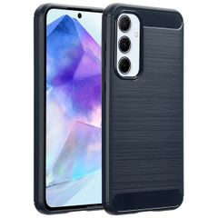 imoshion Brushed Backcover Samsung Galaxy A55 - Donkerblauw