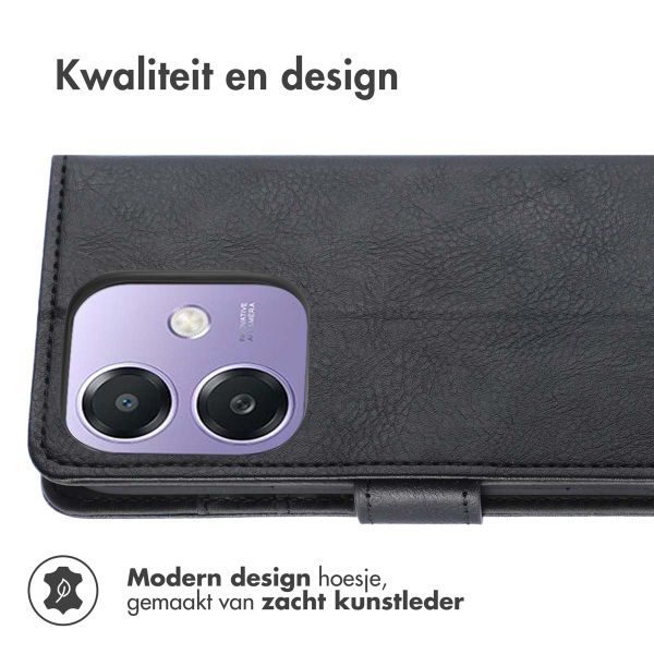 imoshion Luxe Bookcase Oppo A40 (4G) / Oppo A40M (4G) / Oppo A60 (5G) - Zwart