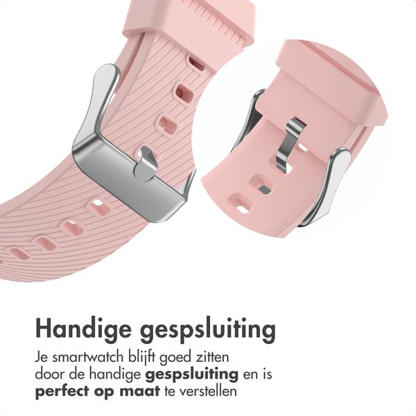 imoshion Flexibel Siliconen bandje Samsung Galaxy Watch 9 (40/44mm) / Watch 8 (40/44mm) / Classic (46mm) - Roze