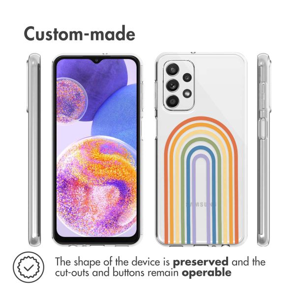 imoshion Design hoesje Samsung Galaxy A23 (5G) - Rainbow