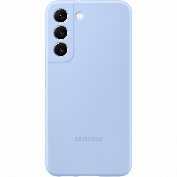 Samsung Originele Silicone Backcover Galaxy S22 - Sky Blue