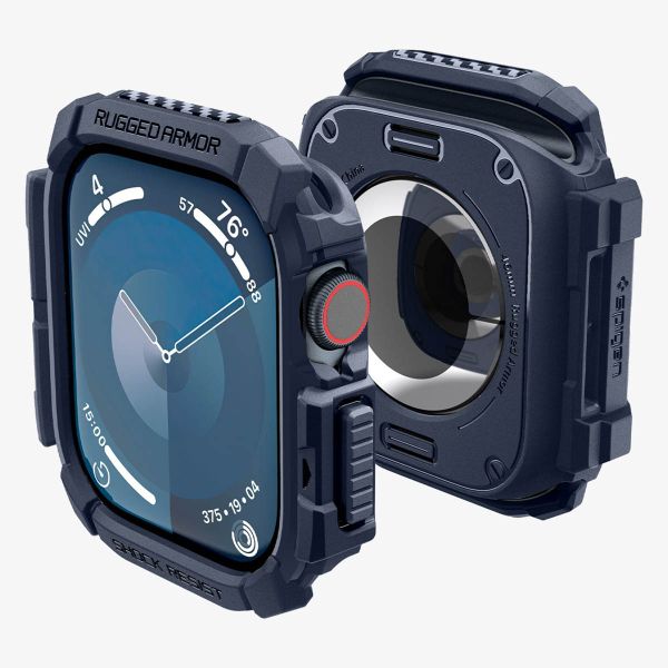 Spigen Rugged Armor™ Case Apple Watch Series 10 / 11 - 46 mm - Navy Blue