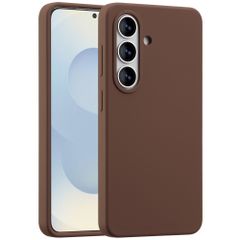 Accezz Liquid Silicone Backcover met MagSafe Samsung Galaxy S26 - New Tea Brown