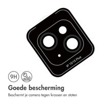imoshion 2 Pack Camera lens protector Apple iPhone 15 / 15 Plus - Black
