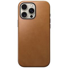 Nomad Modern Leather Case met MagSafe Apple iPhone 16 Pro Max - English Tan