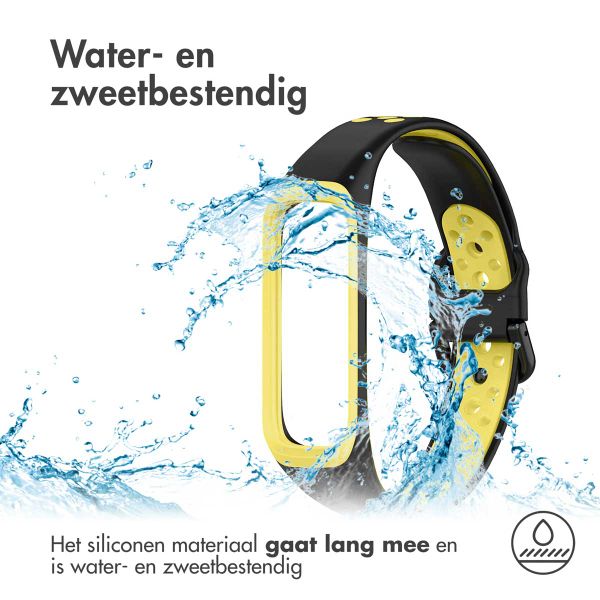 imoshion Siliconen sport bandje Samsung Galaxy Fit 2 - Zwart / Geel