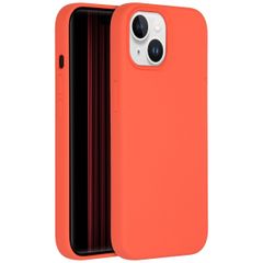 Accezz Liquid Silicone Backcover iPhone 15 - Nectarine