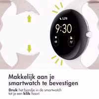 imoshion Siliconen⁺ bandje Google Pixel Watch 3 / 4 (45 mm) - Maat S - Roze