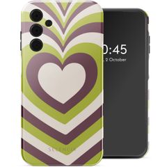 Selencia Vivid Backcover Samsung Galaxy A15 (5G) - Double Hearts Plum Fern