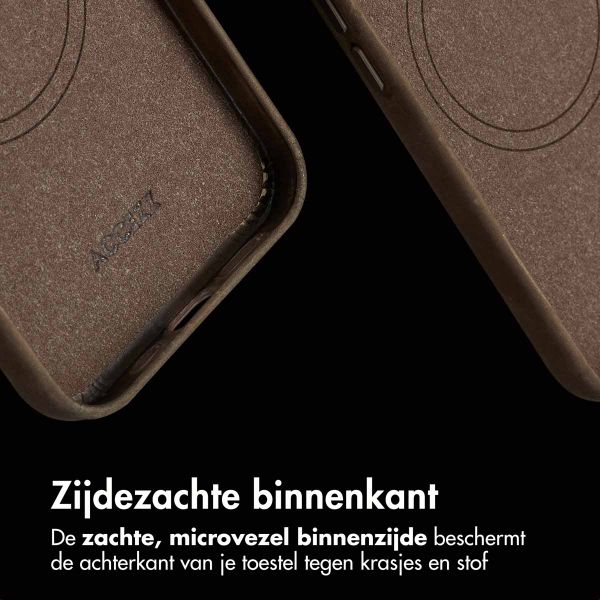 Accezz Vintage Leather Magsafe Backcover Apple iPhone 13 Pro - Rustic Brown