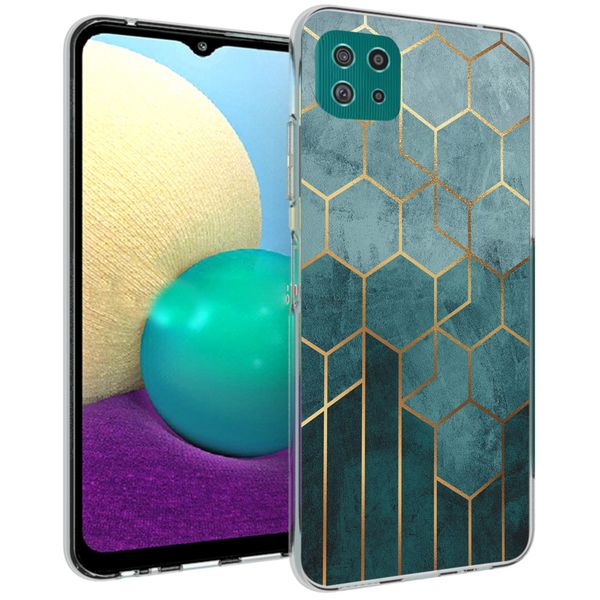 imoshion Design hoesje Samsung Galaxy A22 (5G) - Patroon - Groen