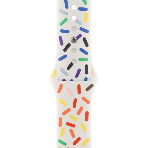 Apple Sport Band Apple Watch Series 1 t/m 9 / SE (38/40/41 mm) | Series 10 / 11 (42 mm) - Maat M/L - Pride Edition