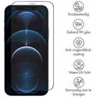 Accezz Gehard Glas Full Cover Screenprotector Apple iPhone 12 Pro Max