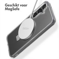 Accezz Ring Stand Backcover met MagSafe Samsung Galaxy S24 Plus - Transparant