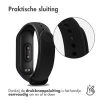 imoshion Siliconen Sport bandje Xiaomi Mi Band 3 / 4 - Zwart