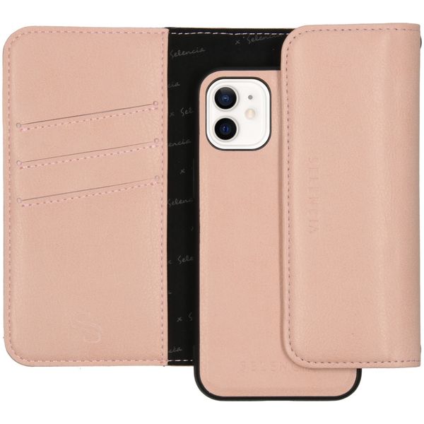 Selencia Eny Uitneembare Vegan Lederen Clutch iPhone 12 Mini