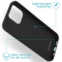 imoshion Color Backcover iPhone 13 Pro - Zwart