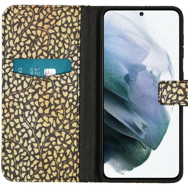 imoshion Design Softcase Bookcase Samsung Galaxy S21 - Allover de luxe