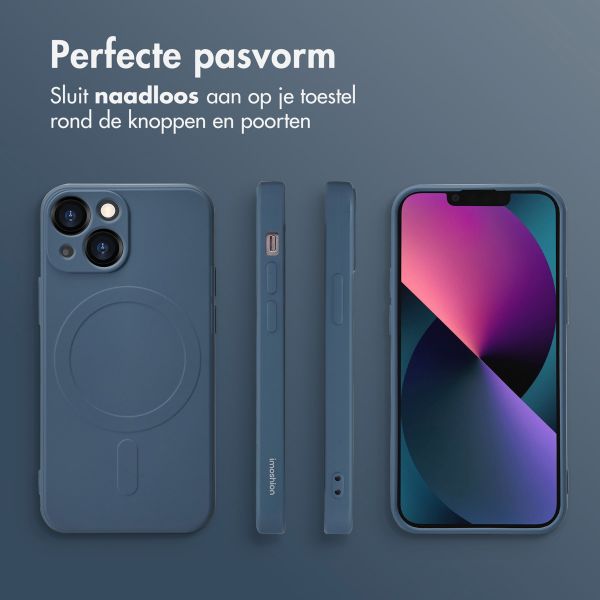 imoshion Color Backcover met MagSafe Apple iPhone 13 Mini - Donkerblauw