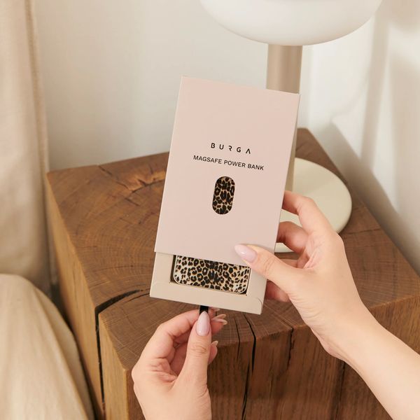 Burga Magnetic Powerbank 5.000 mAh - MagSafe en Qi2 - Player / Gold