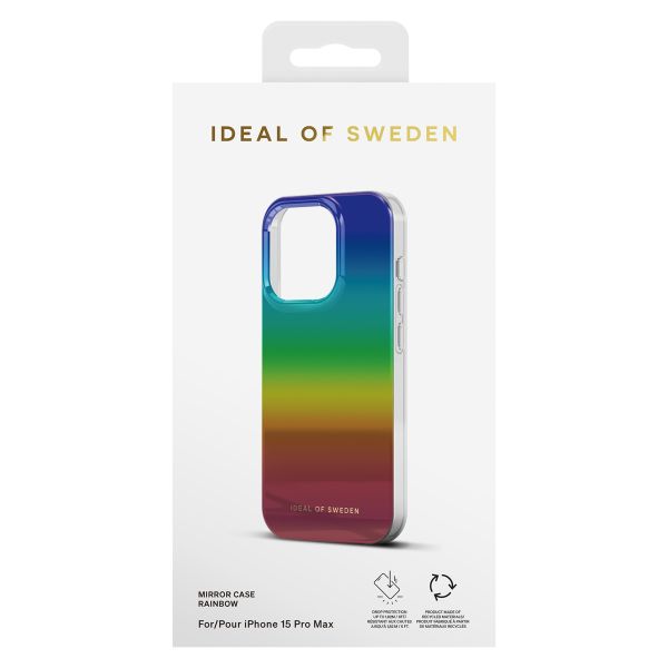iDeal of Sweden Mirror Case Apple iPhone 15 Pro Max - Rainbow