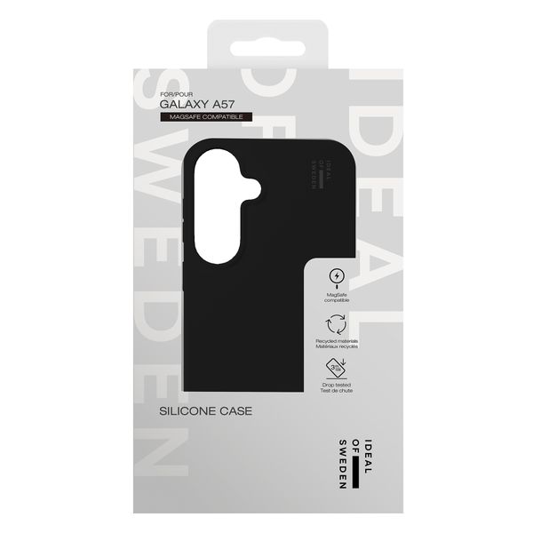 iDeal of Sweden Silicone Case met MagSafe Samsung Galaxy A57 (5G) - Black