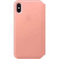 Apple Leather Folio Bookcase Apple iPhone X / Xs - Soft Pink