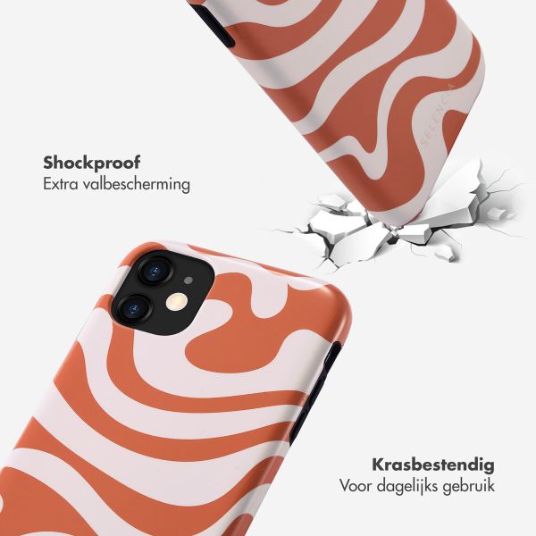 Selencia Vivid Backcover Apple iPhone 11 - Dream Swirl Orange