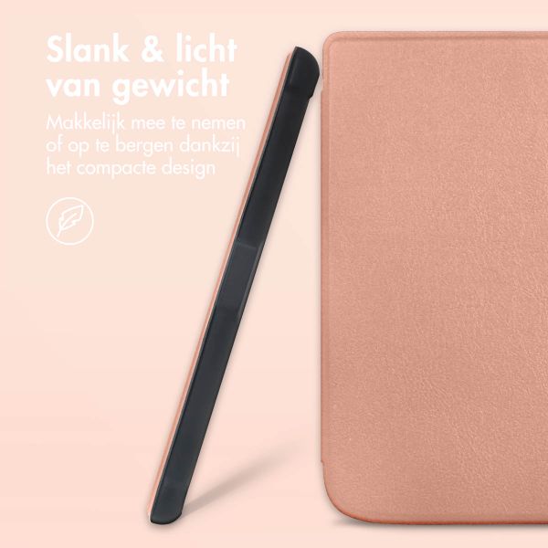 imoshion Slim Soft Case Sleepcover Pocketbook Verse / Verse Pro / Vivlio Light / Light HD - Rosé Goud