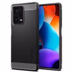 Spigen Rugged Armor Backcover Xiaomi Redmi Note 12 Pro - Zwart