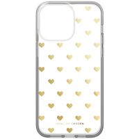 iDeal of Sweden Mirror Case iPhone 14 Pro Max - Golden Hearts