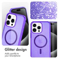 imoshion Sparkle Backcover met MagSafe Apple iPhone 15 Pro - Glitter Paars
