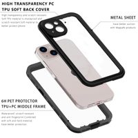 Redpepper Dot Plus Waterproof Backcover iPhone 14 Plus - Zwart