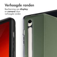 Accezz Classic Tablet Case Samsung Galaxy Tab S10 Lite / S9 11.0 inch / Tab S10 FE / S9 FE 10.9 inch - Groen