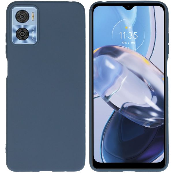 imoshion Color Backcover Motorola Moto E22 - Donkerblauw