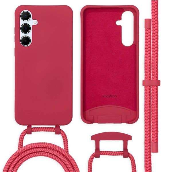 imoshion Color Backcover met afneembaar koord Samsung Galaxy A55 - Raspberry