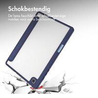 imoshion Trifold Hardcase Bookcase Samsung Galaxy Tab S6 Lite (2020/2022/2024) - Donkerblauw