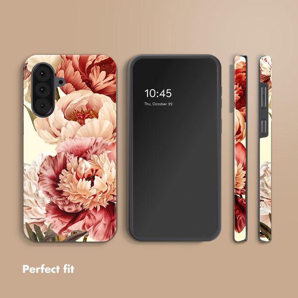Selencia Vivid Back Cover Samsung Galaxy A37 (5G) - Vintage Peony