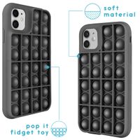 imoshion Pop It Fidget Toy - Pop It hoesje iPhone 11 - Zwart