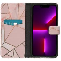 imoshion Design Softcase Bookcase Apple iPhone 13 Pro - Pink Graphic