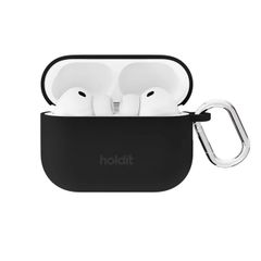 Holdit Solid Silicone Case Apple AirPods Pro 3 - Zwart