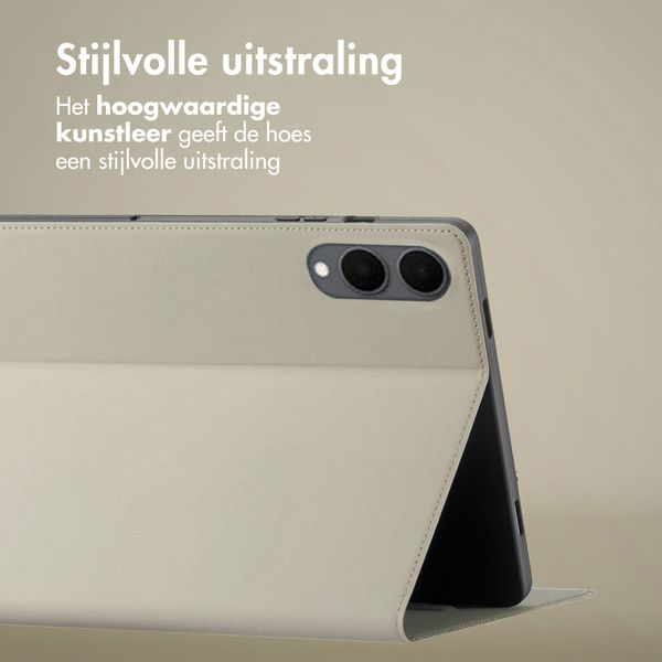 Accezz Classic Tablet Case Samsung Galaxy Tab S11 Ultra - Greige