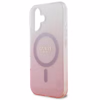 Guess MagSafe IML Glitter Gradient Case Apple iPhone 16 - Pink